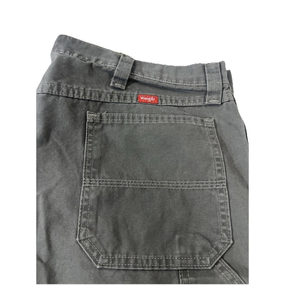 Wrangler‎ Carpenter Shorts Grey Mens Size 42 Regular Fit Workwear Utility - Picture 4 of 9